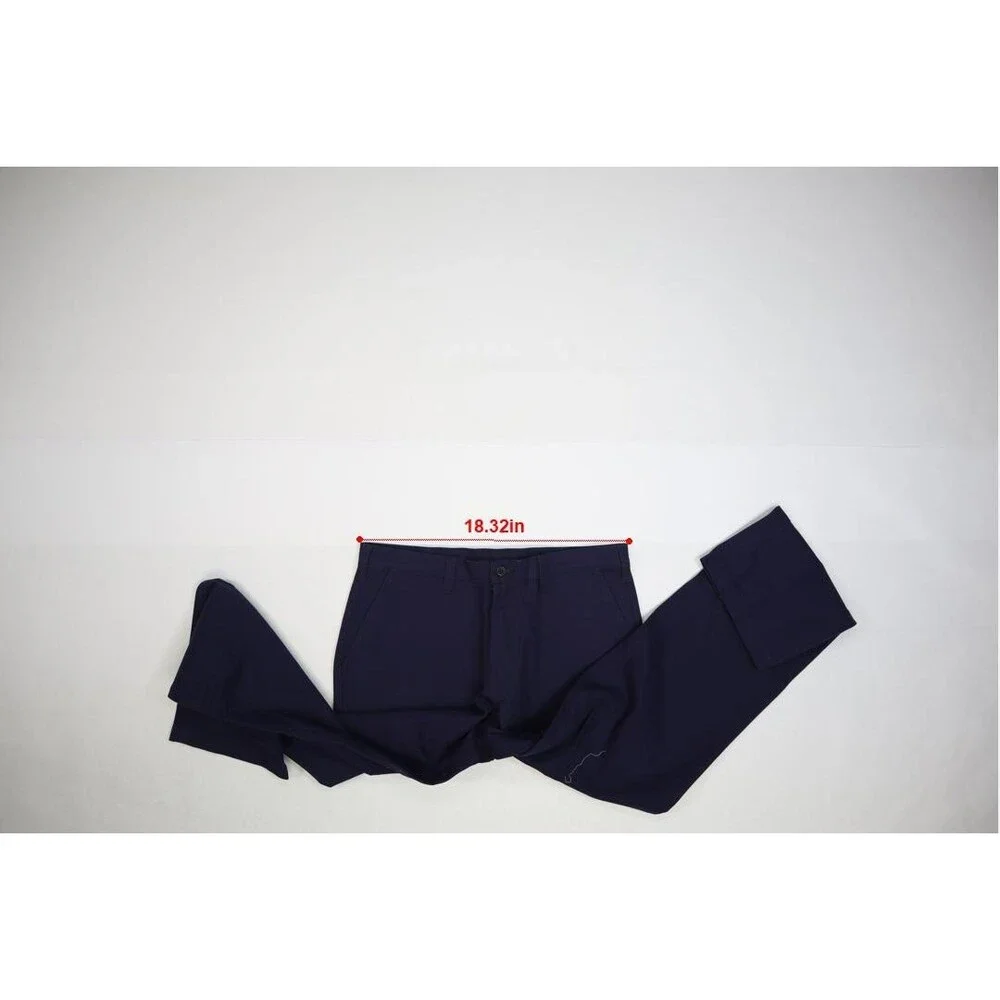 Rasco FR4150 Whipcord Flame Resistant FR Pants Navy Blue Uniform Mens 36x36Opens - Picture 6 of 12